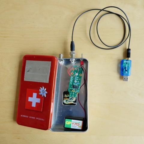 DIY Particle Detector Photograph